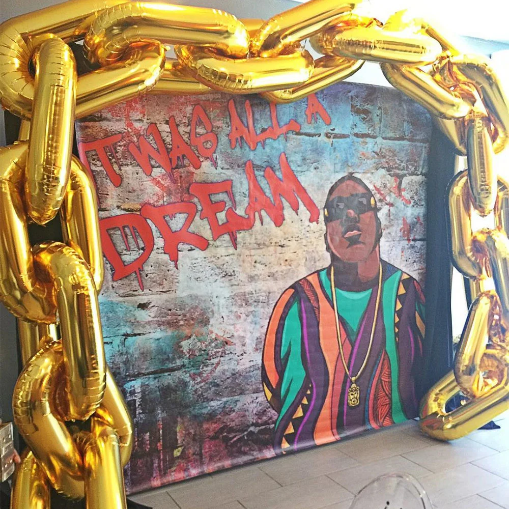 25 piezas de globos de aluminio en forma de cadena de 16 pulgadas, color oro y plata, para decoración de arcos en fiestas de hip hop, retro, bodas y cumpleaños.