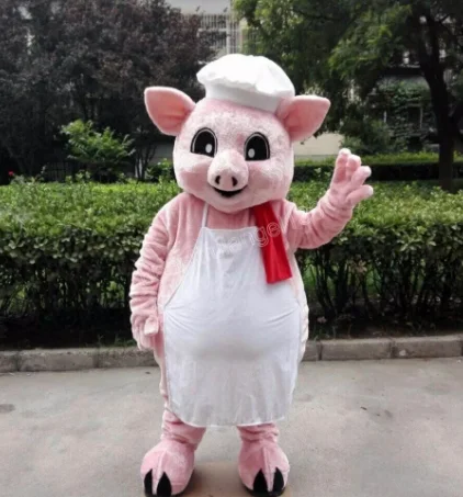 

New Adult Hot Sale Foam Cute Funny Pig Fancy Cartoon Mascot Costume Plush Christmas Fancy Dress Halloween Mascot Costume