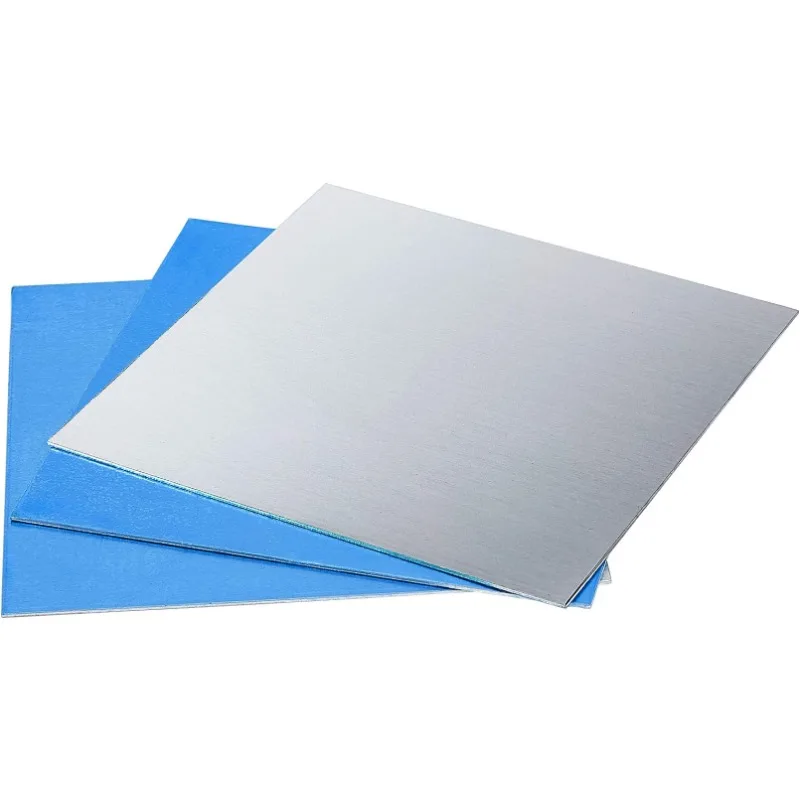 

6pcs Blank Aluminium Sheets Thin Aluminum Stamping Sheets Practice Panel Plate Metal Craft for Jewelry Making Hand Stamping