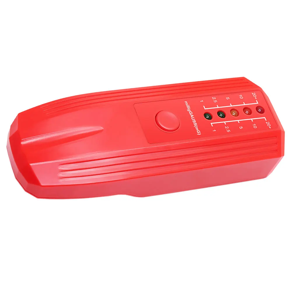 الإشعاع الكهرومغناطيسي 5-LED مؤشر غاوس متر مقياس لاختبار المجال الكهرومغناطيسي الصحة