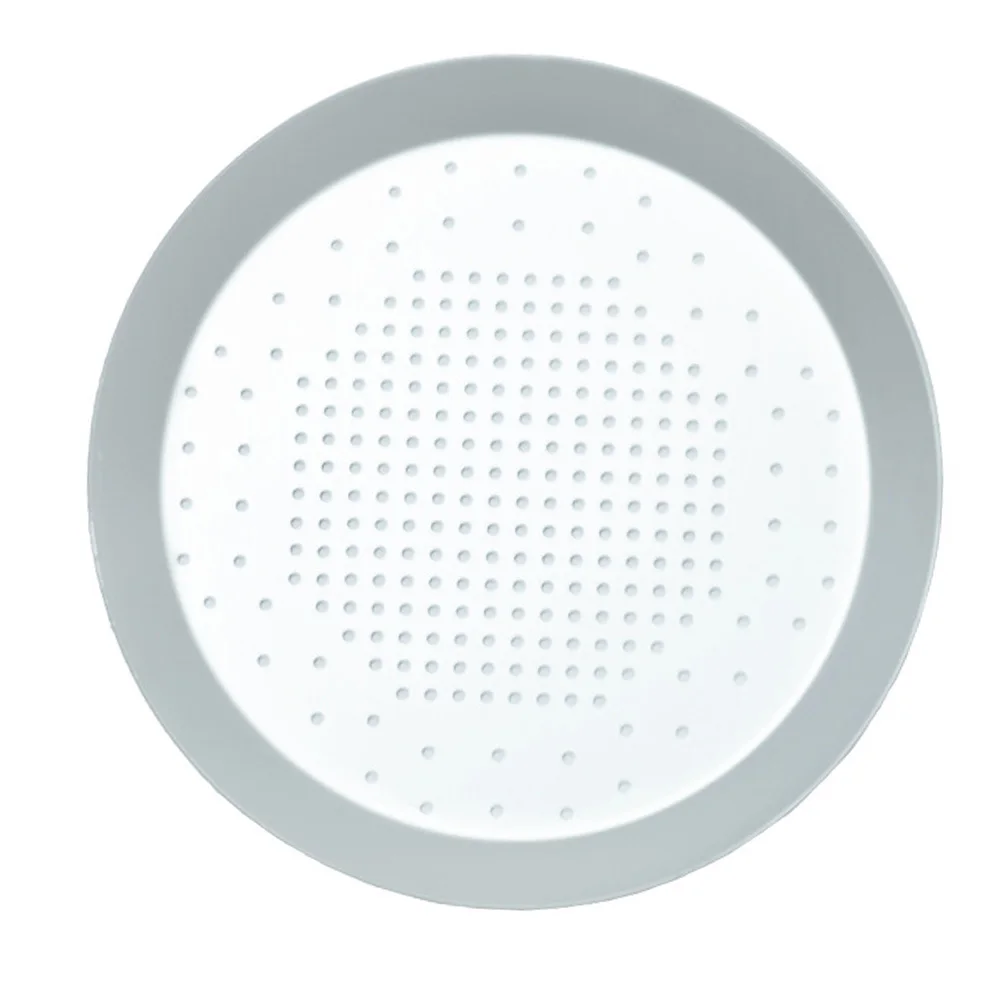 Aluminum Round Perforated Pizza Pan for Oven Baking Stuffed Crust with Enhanced Heat Conduction for Crisp Results