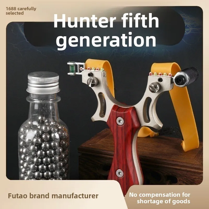 Hunter Slingshot - Jenis Baru Ketapel Tanpa Ikat yang Dapat Ditekan Cepat untuk Penggunaan Luar Ruangan