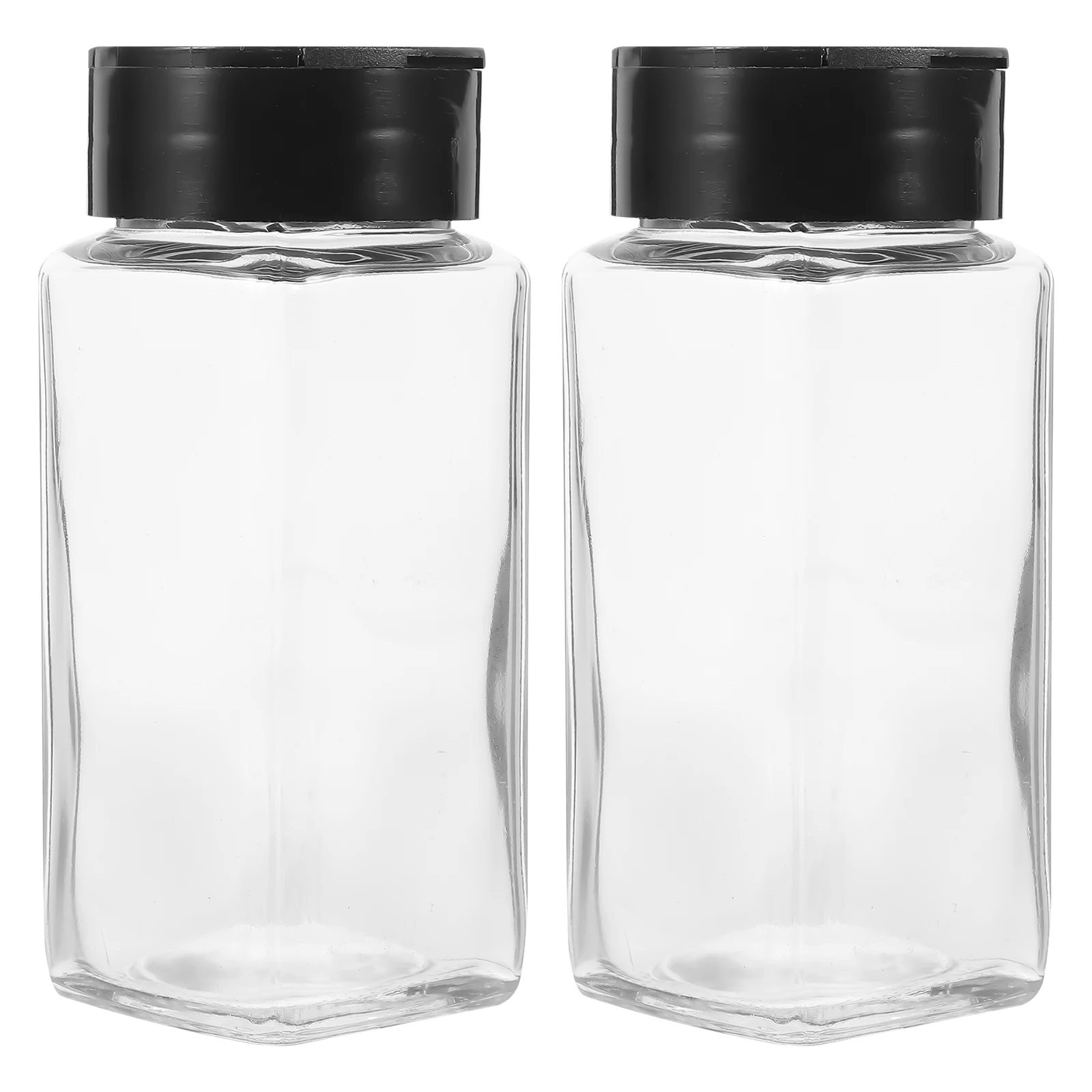 

2pcs Glass Bottles Jars 4oz 120ml PP Butterfly Lid Salt Pepper Shaker Shaker Dispenser Kitchen Gadgets