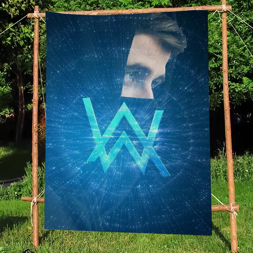 DJ A-Alan W-Walker علم لغرفة المعيشة المنزل النوم ديكور الفن المنزل حفلة نزهة ديكور راية