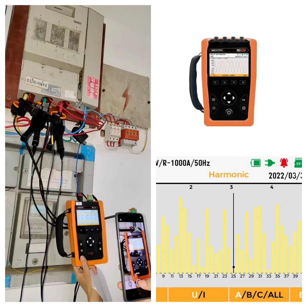 Napelemes Napelem áram Ajánlattétel mérési Elektromosság Vizsgálat folyamata Hordozható Hordozható áram minőségű analyzer Elektromosság Fogyasztásmérő mi550