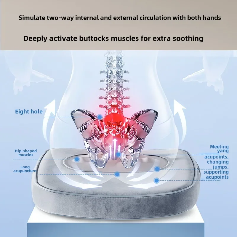 massager, kneading hot compress, back butt vibration massage, seat cushion, vigorous office massage pillow