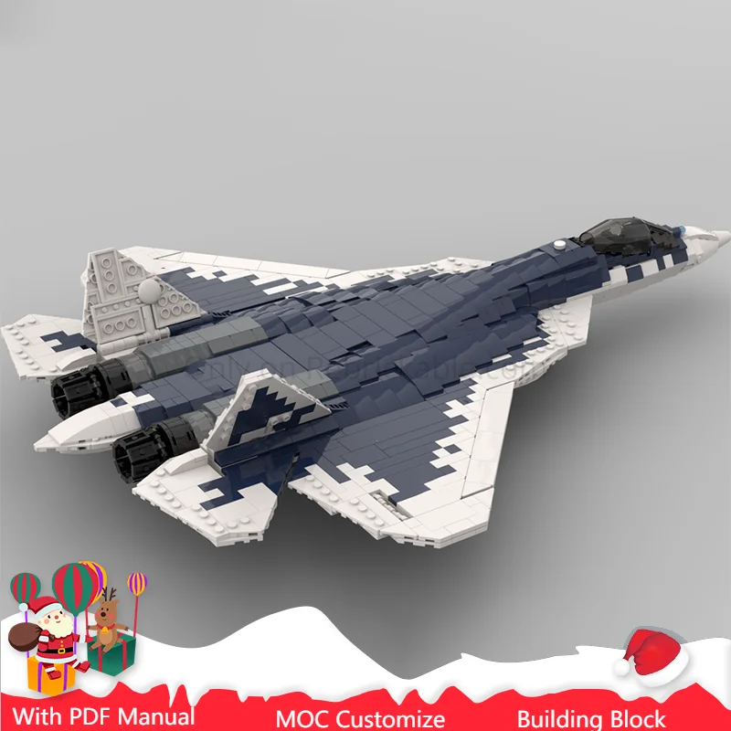 

2063 детали крутая модель истребителя MOC, строительные блоки, кирпичи, сделай сам, креативная сборка, игрушки для детей и взрослых, подарки на день рождения, Рождество