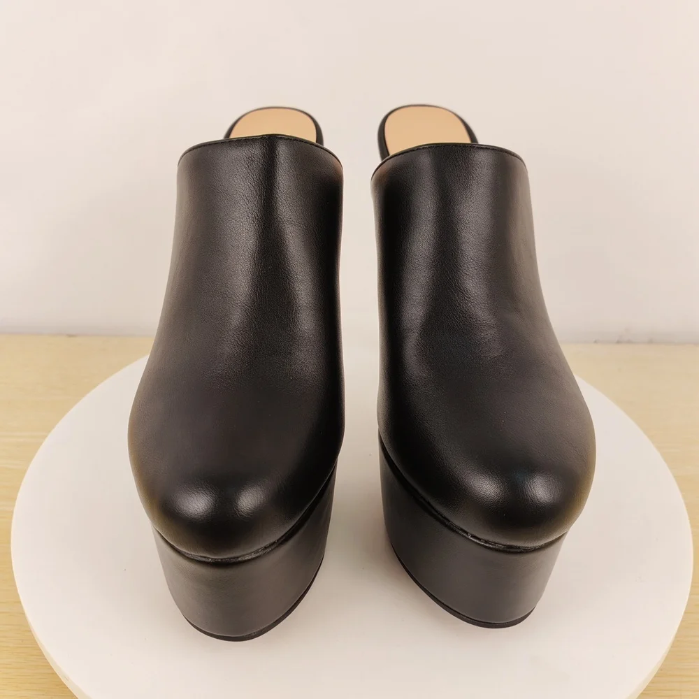 منصة كعب رفيع موضة شباشب عالية الكعب أحذية النساء Zapatos Mujer