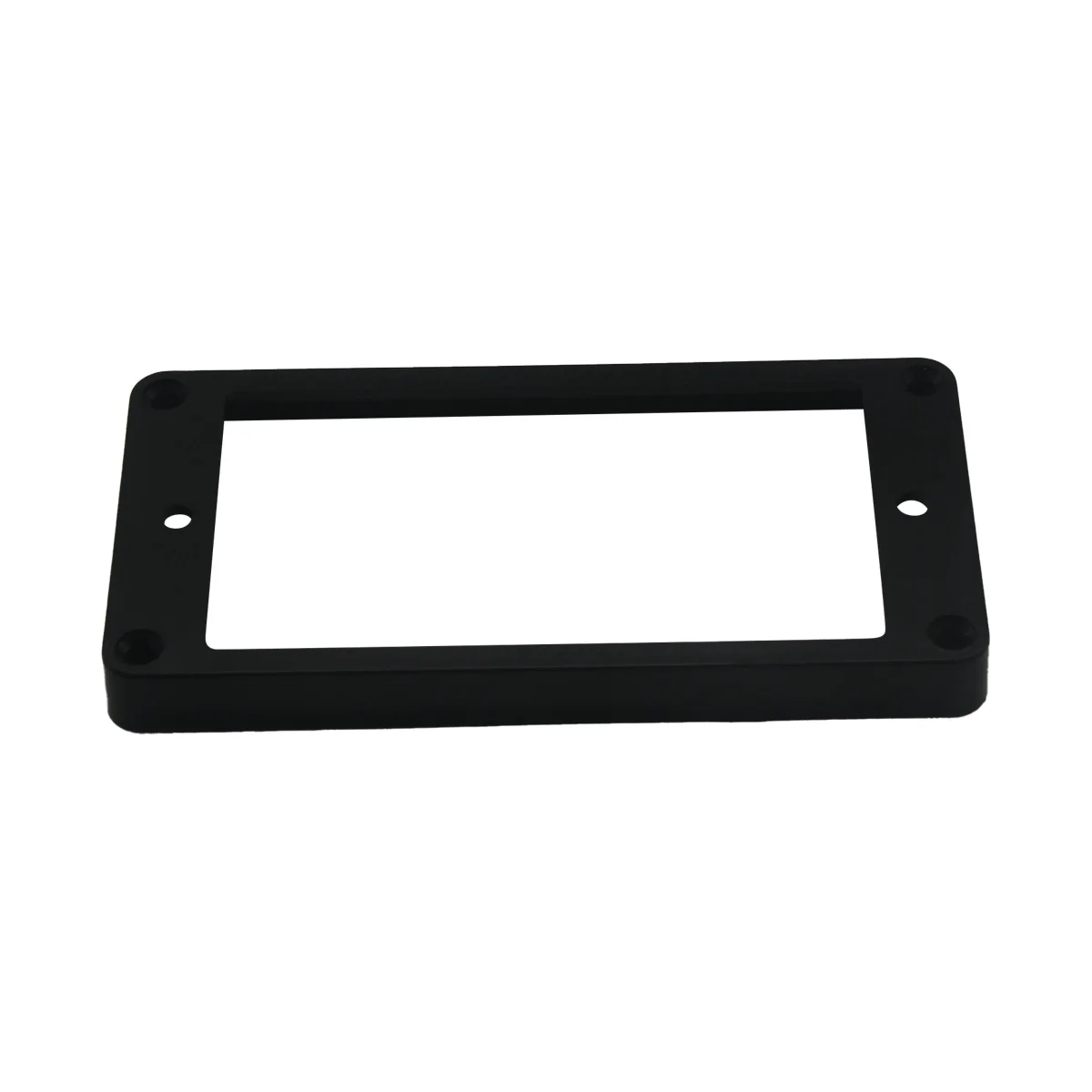 FLEOR 2Pcs Guitar Humbucker Pickup Mounting Frames Flat Bottom Pickup Rings Neck & Bridge for Electric Guitar (Black/Cream) view 4
