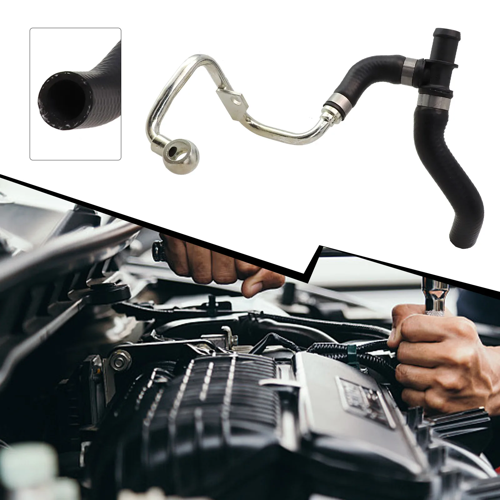 Turbocharger Engine Coolant Return Hose Pipe for Mini R56R60 11539845352 Improved Cooling Enhanced Functionality