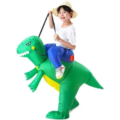 ตุ๊กตาขี่, ขี่เสื้อผ้าตลก, เสื้อผ้าประสิทธิภาพคริสต์มาส Tyrannosaurus Rex, เสื้อผ้าเป่าลมไดโนเสาร์สําหรับเด็ก