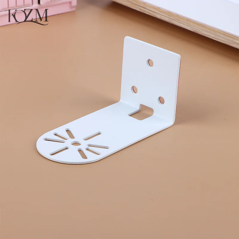 

1Pc L Shape Nail Free Wall Mount Camera Iron Bracket with Glue Base PTZ Version Camera Surveillance Bracket