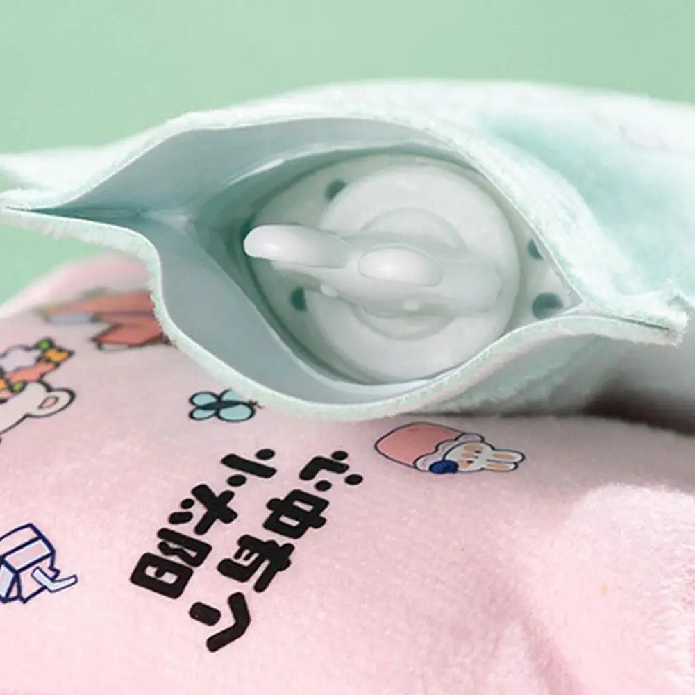 Random Cute Water Injection Hot Water Bag Cartoon PVC Hand Warmer Treasure Mini Water Injection Hot Water Bag Home Accessories