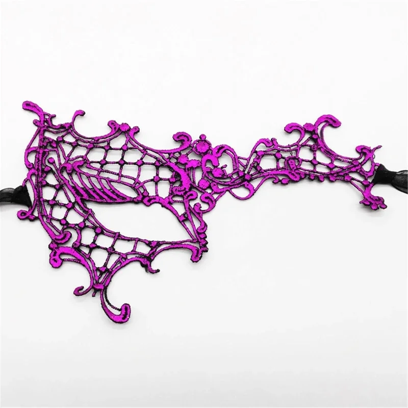 섹시한 레이스 아이 마스크, 가장 무도회 마스크, 하프 페이스 할로윈 아이 마스크, 데스 원피스 업