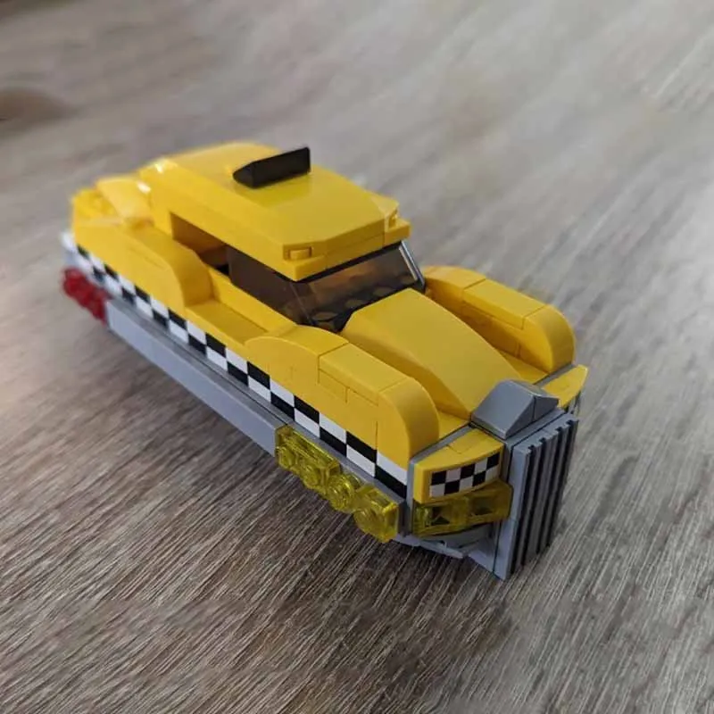 

241 частиц Moc городской автомобиль 6, модель летающего такси, сделай сам, сборка, строительный блок, игрушка, детский подарок на день рождения