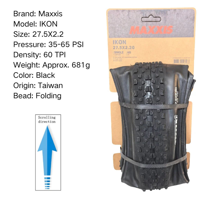 Maxxis IKON Mountain Bike Tires26/27.5/29X2.2 2.0 2.35 is a