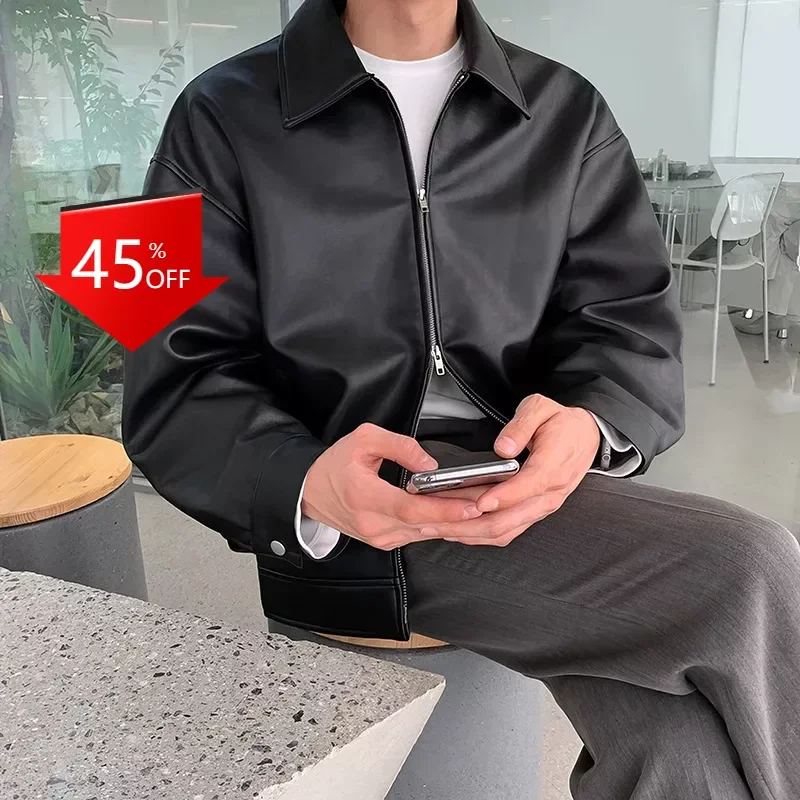 

Y2K American-style motorcycle clothing leather jacket 모터사이클 재킷 streetwear men clothing bomber jacket coats men baseball jacket