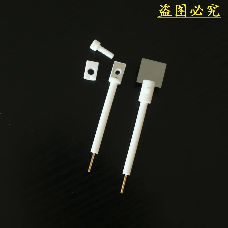 

1pcs JJ110 Platinum Sheet Electrode Clip Working Electrode Clip Tetrafluoro Clip Good Conductivity and Corrosion Resistance