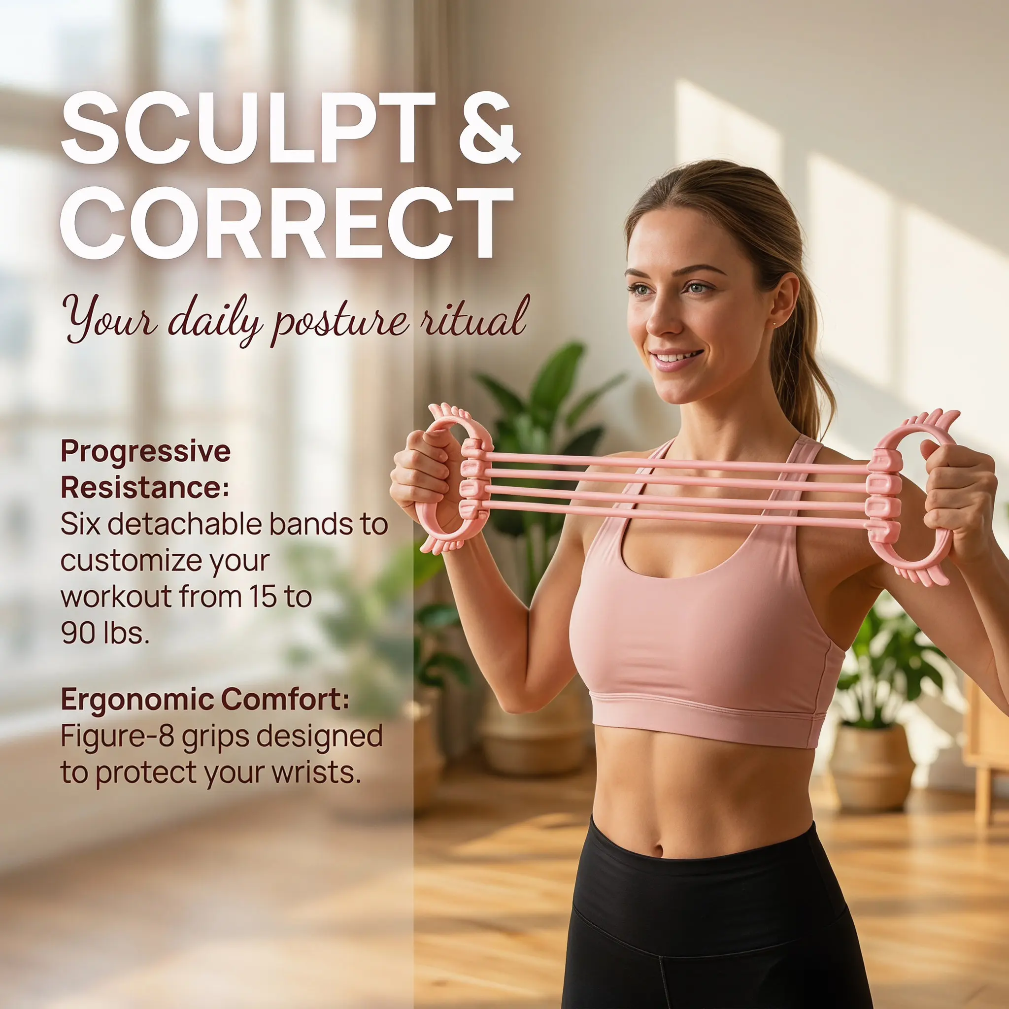 Faixas de Resistência Ajustáve - Figure 8 Resistance Band avaliação e preço