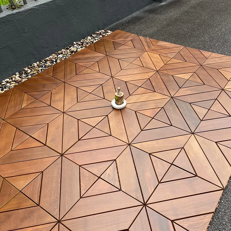 خشب النمل الثقيل المقاوم للماء ، عارضة خالية من الأرضية ، زرع ذاتي ، مضاد للتآكل ، فناء الحديقة ، شرفة خارجية ، 11 form #1