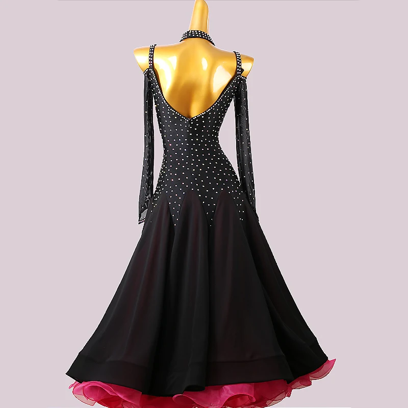 Waltz Dancing Dress Women Ballroom Competition Costumes Female Modern Dance Performance Waltz Tango Ballroom Dance Dress