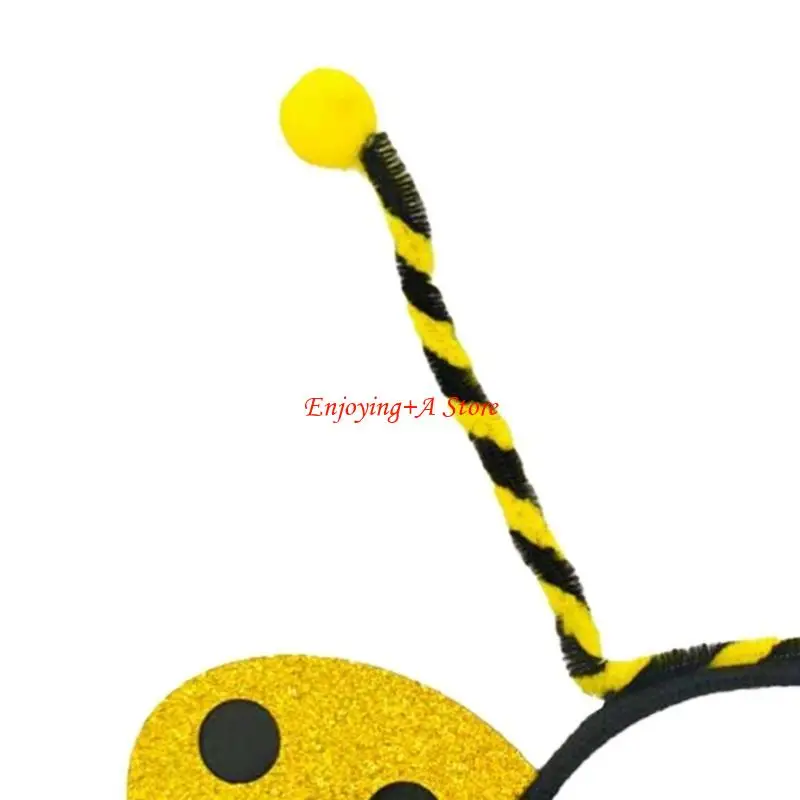 PXPB 3 Pieces Bumblebees Costume for Kids Adult Honeybee Costume Honeybee Headband for Halloween Cosplay Party Props