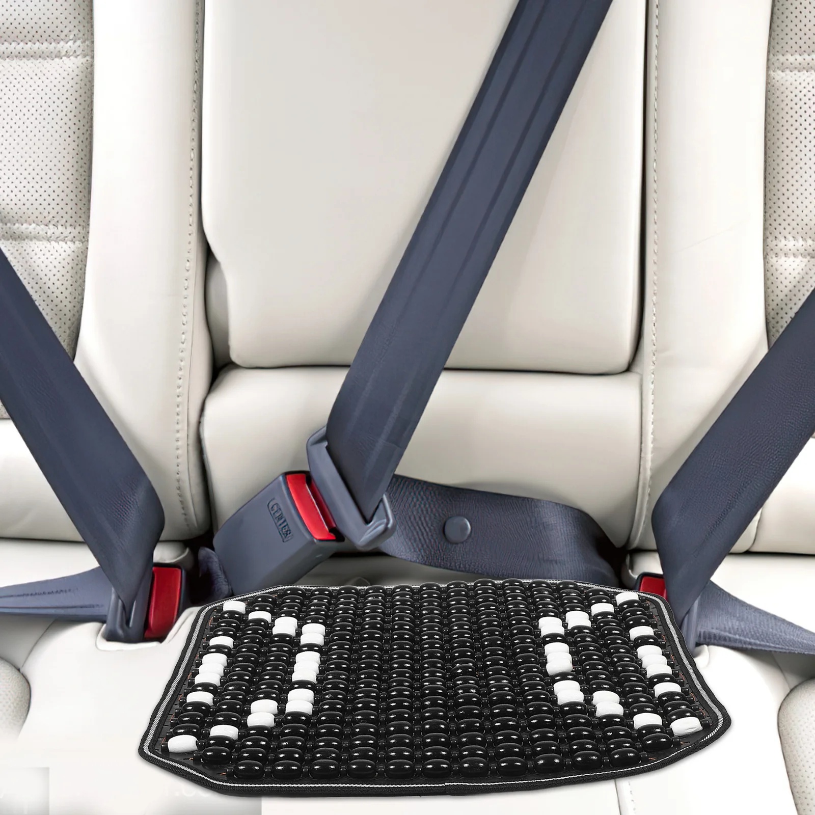 

Wood Bead Cushion Cooling Breathable Cover For Office Chair Car Seat Cooling Pad Beaded Car Seat Covers Automotive Interior