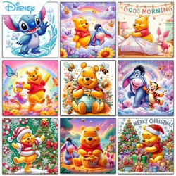 Winnie The Pooh Diamond Painting Disney Cartoon Picture Full Square/Round Drill Diamond Embroidery 5D DIY Mosaic Inlay Set