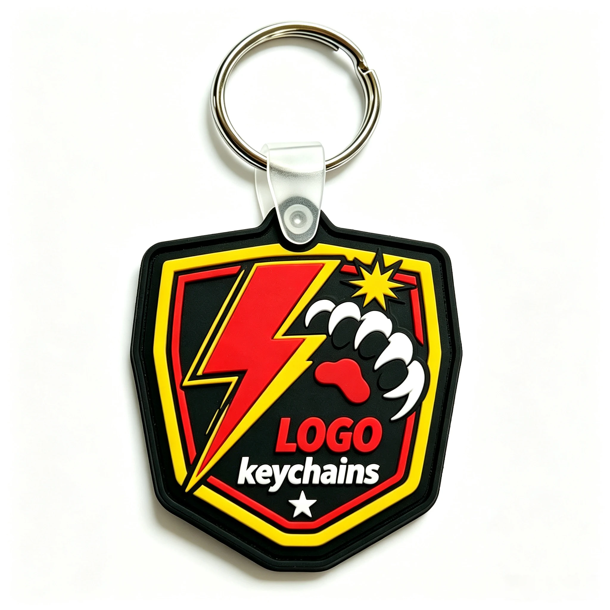 Cartoon 2D/3D Soft PVC Keychain Promotional Wholesale Rubber Gift Key Chain Custom Logo Silicone Keyring for Business