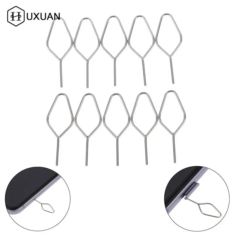 10 шт., тонкий Инструмент для извлечения Sim-карты