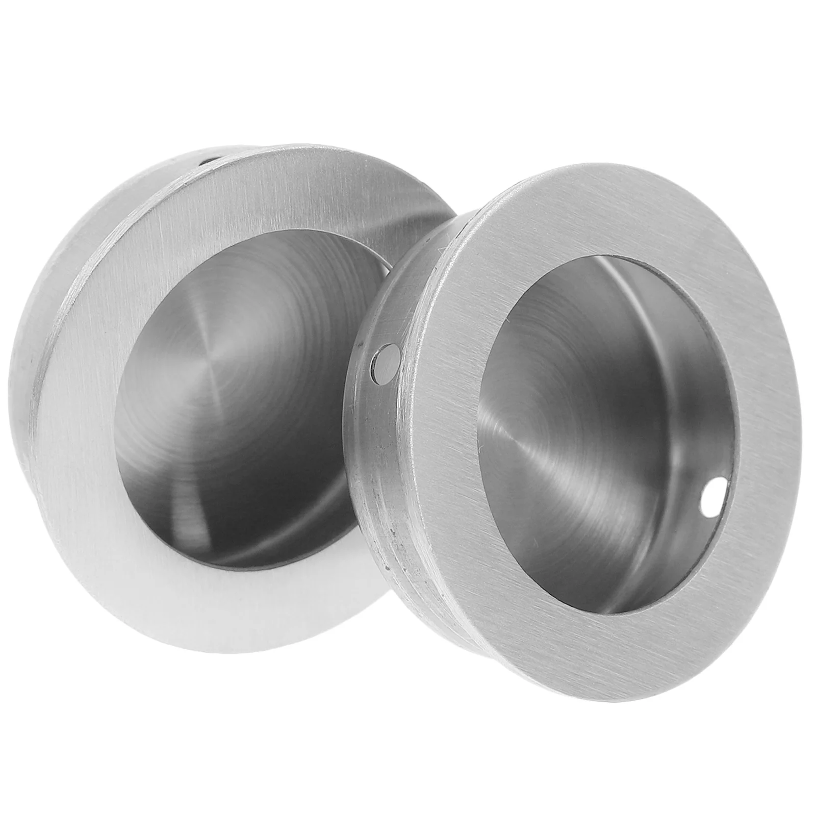 2Pcs Cabinet Recessed Handle Durable Long Lasting Easy Use Hidden Groove Design Safety Concealed Cupboard Grip