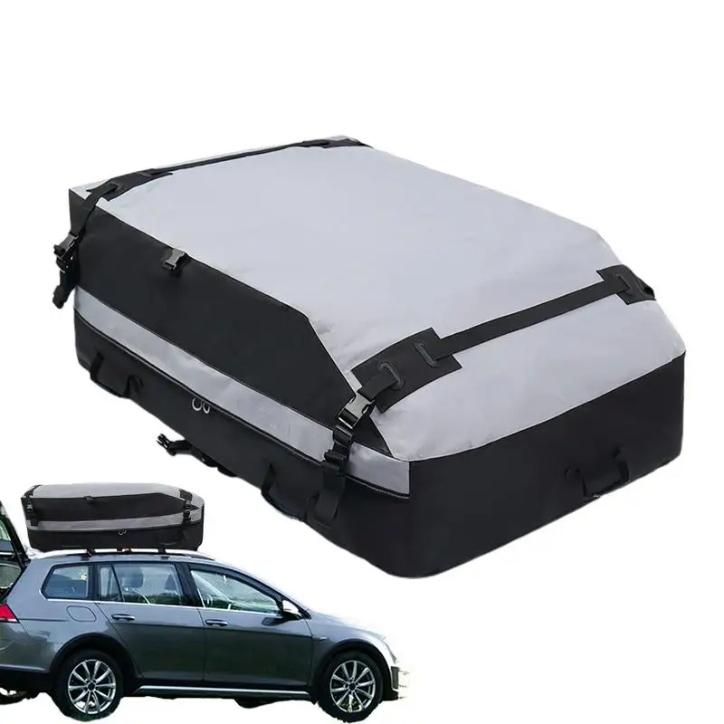 

Waterproof Cargo Bag Car Roof Cargo Carrier Luggage Bag Car Tops Storage Cube Bag For Travel Camping Automobile Accessories