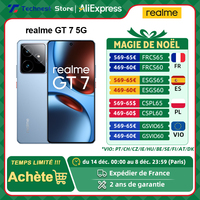 Global Version realme GT 7 5G AI Smartphone Mediatek Dimensity 9400e 120HZ AMOLED Display 7000 mAh Battery 120W Fast Charging