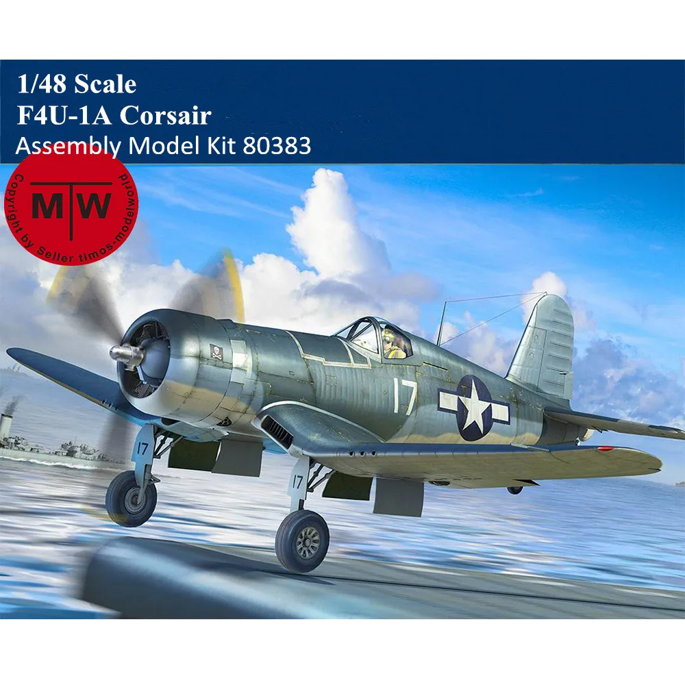 

HobbyBoss 80383 1/48 Scale F4U-1A Corsair Fighter Military Plastic Aircraft Assembly Model Kits