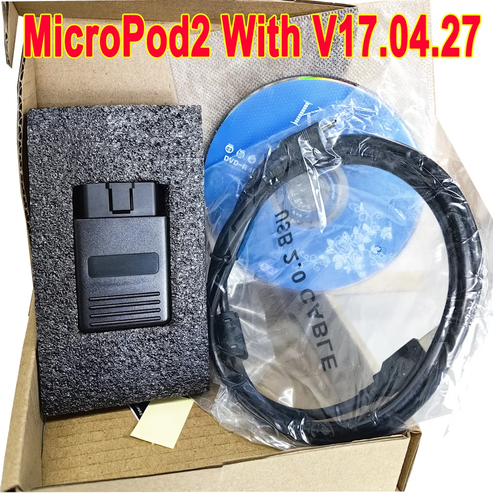 New MicroPod2 With V17.04.27 CD Micro Pod2 With Software ForChry-sler Je ep Dodge Fia-t Micro-Pod 2 Support Online