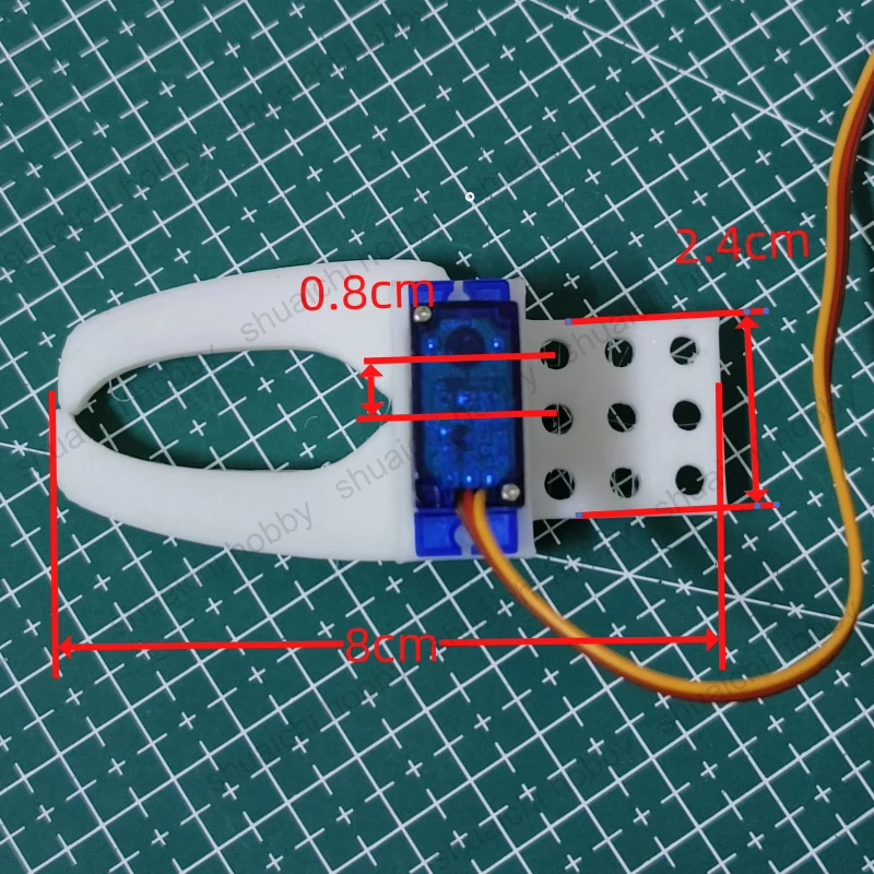 4V-6V Servo Greifer 3D Gedruckt Manipulator Roboter Arm RC Mechanische Klaue für Kleine Roboter Modell flugzeuge DIY Zubehör