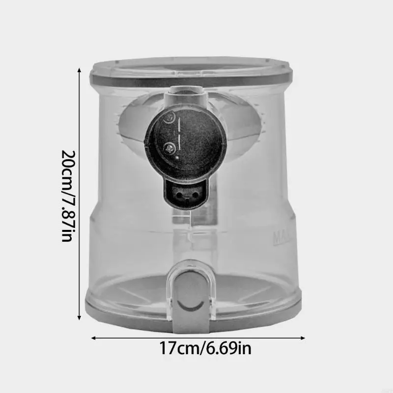 J6PE الغطاء الأمامي المقاوم للغبار اللاسلكي كوب الغبار المكنسة الكهربائية سعة كبيرة الكفاءة عالية الكفاءة مربع مربع الغبار جزء