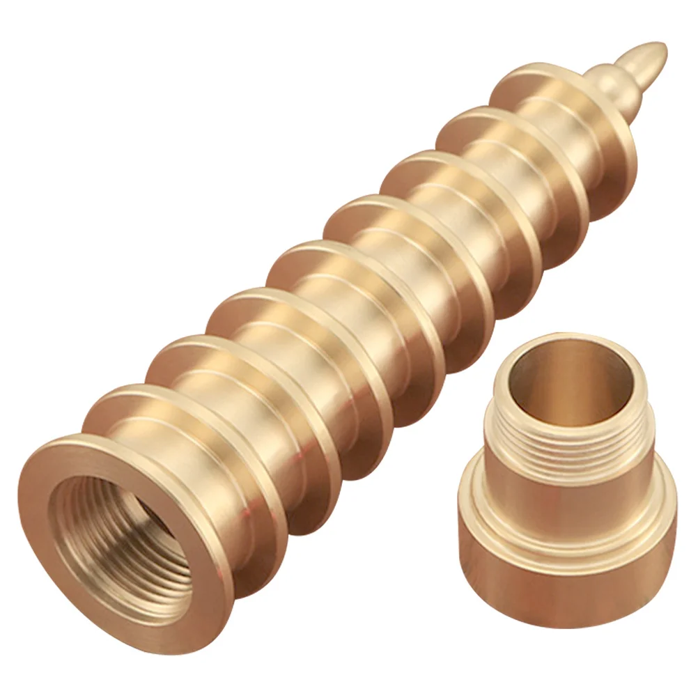 

Wenchang Tower Statue Brass Pagoda Fine Craftsmanship Home Office Desktop Decoration Chinese Vintage Ornament