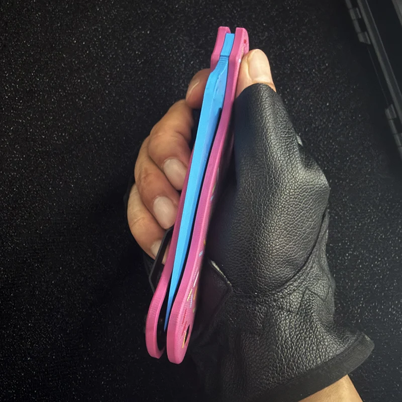 C81 Folding Knife Doughnut CPM S30V Steel Nylon Fiber Handle Outdoor Camping Pocket Portable EDC Knife Folding Tool Men's Gift view 4