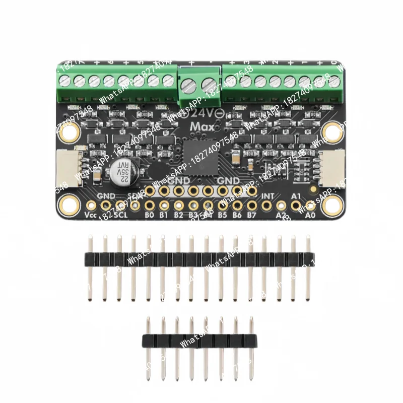 MCP23017 16 I/O pins I2C converter for 8-channel solenoid valve driver - STEMMA QT / Qwiic, compatible with Arduino, ESP32,