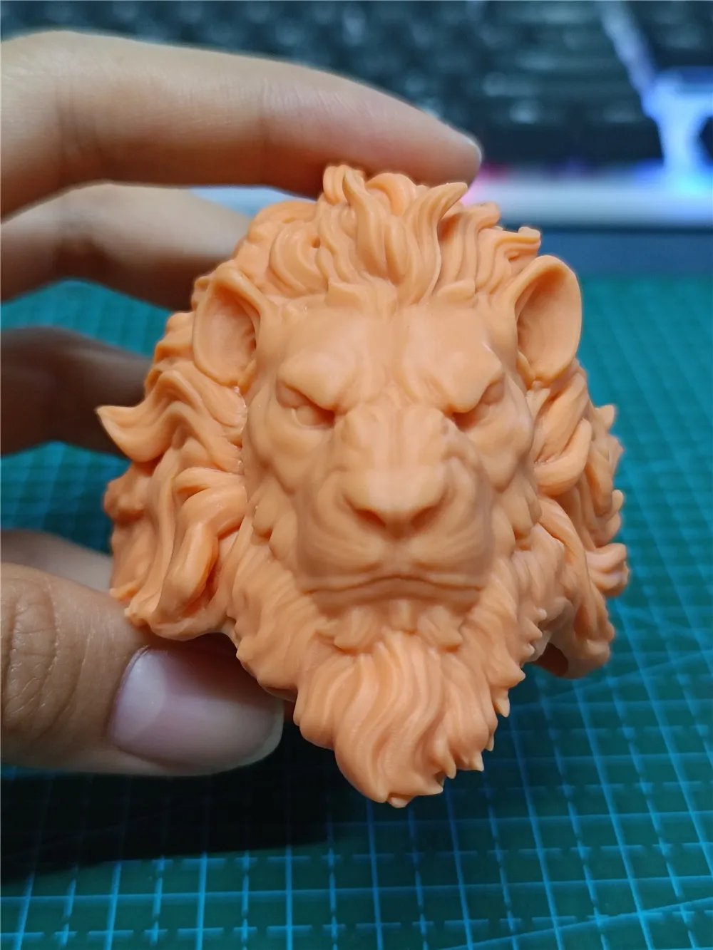 

1/6 Scale Angry Lion Head Sculpt Model For 12 inch Action Figure Dolls Painting Exercise Unpainted Head Sculpt