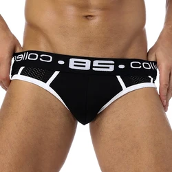 ORLVS brand Men Underwear Briefs Qucik Dry convex breathable mesh Penis pouch slip homme Cotton sexy cuecas gay men Briefs