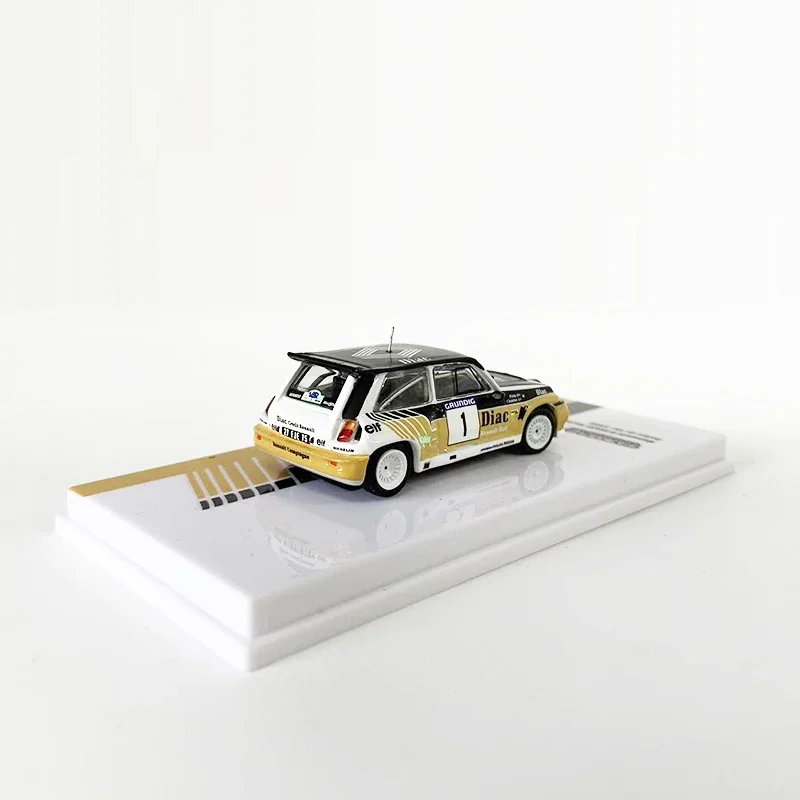 Tarmac Works 1:64 Model samochodu Renault 5 MAXI Turbo Rallye du Var 1986 Alloy Vehicle