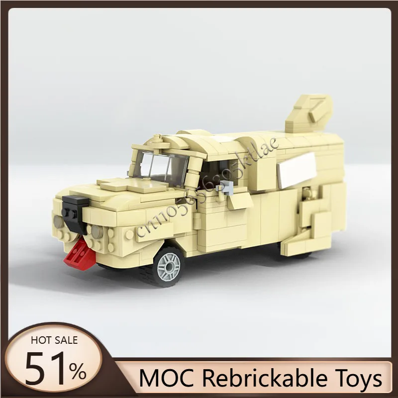 

Новый 453 шт., высокотехнологичный механический MOC, желтая модель автомобиля для щенка, головоломка на заказ, техническая DIY, креативная сборка, игрушка в подарок для детей