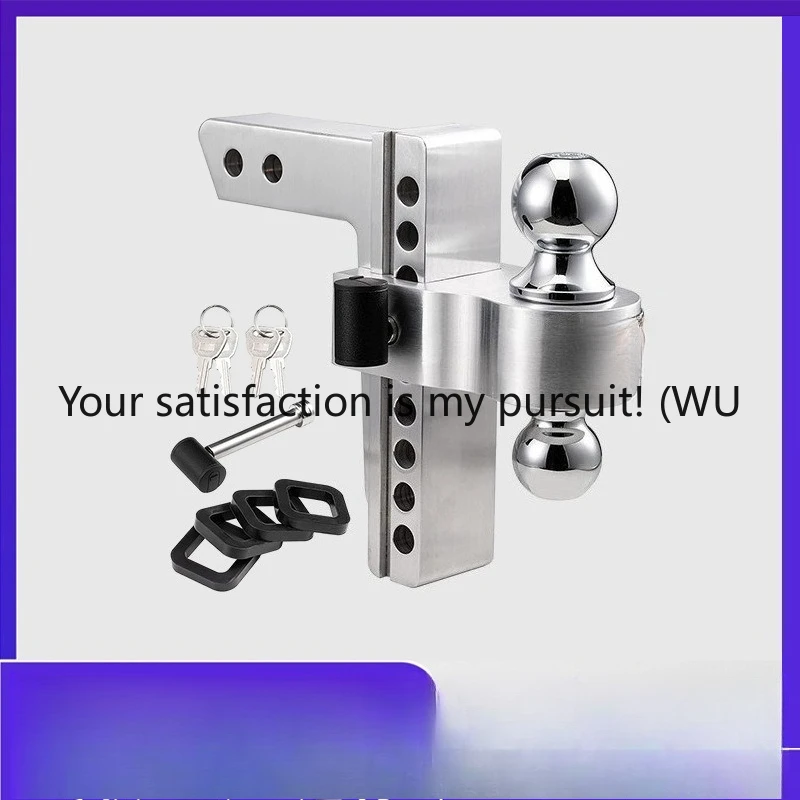 

American Aluminum Adjustable Trailer Arm Car Hook Traction Double Ball Car Trailer Hook