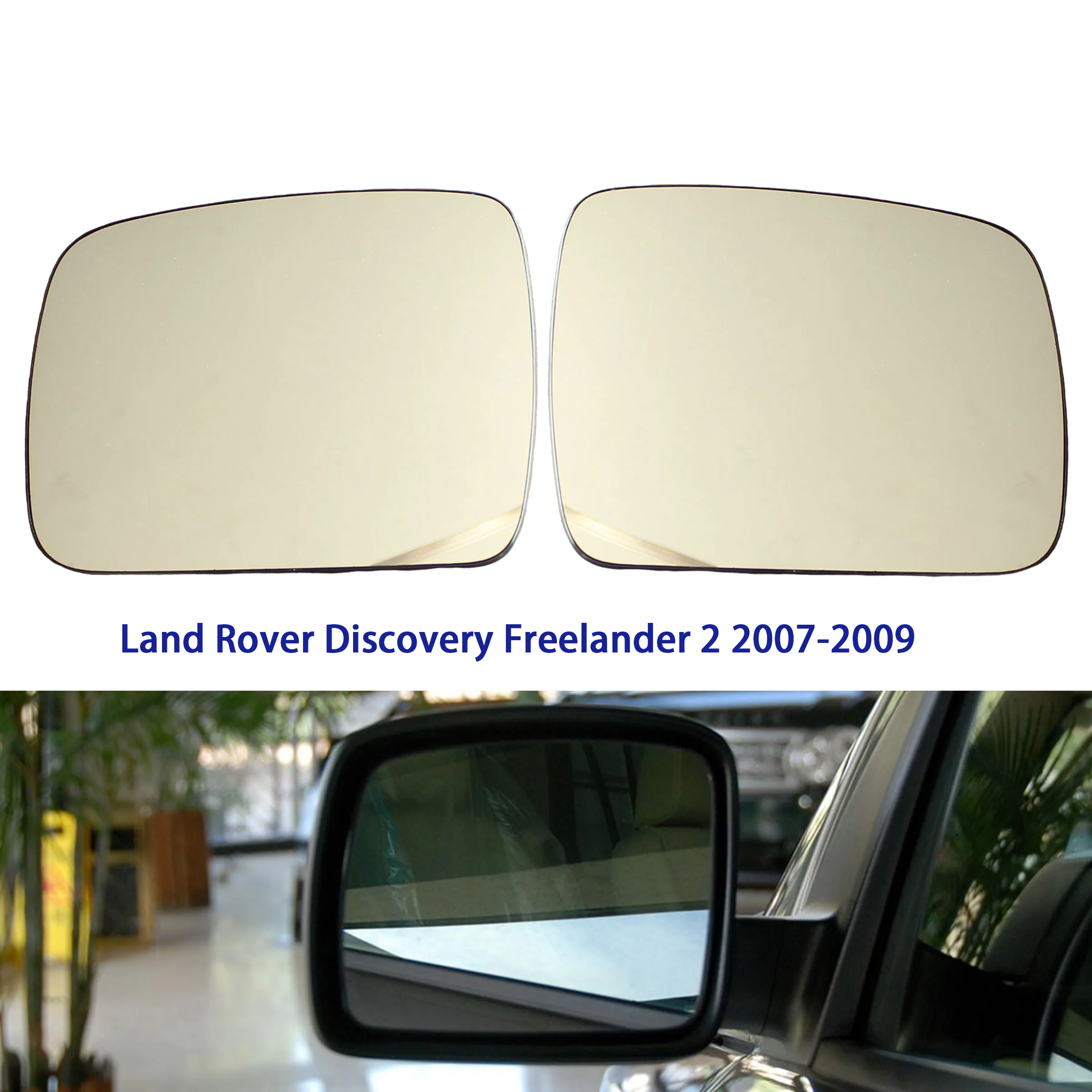 

For Land Rover Discovery Freelander 2 2007 2008 2009 Heated Wing Mirror Door Side Glass Mirror