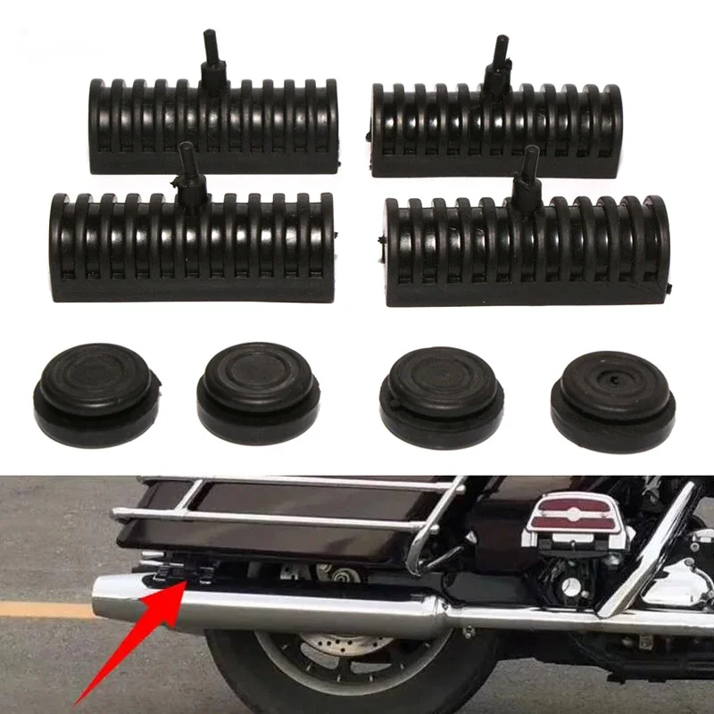 

Accessory Motorcyle Rubber Grommet Cushion Hard Saddlebag Saddle Bag Side Box For Harley Touring Road King Electra Glide