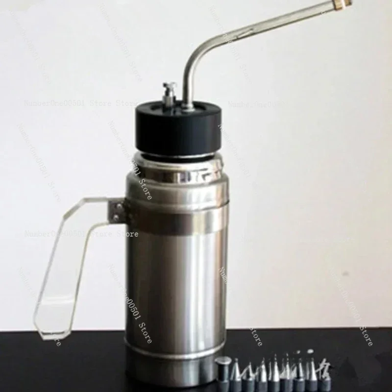 500Ml Cryogenic (LN2) Sprayer Dewar Nitrogen Freeze Treatment Cryotherapy Instrument With 9 Heads