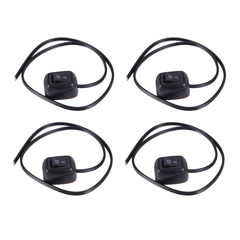 

4X Car DIY Switch Water Drop Shape Button Switch OFF/ON DC 12V For Fog Lights, DRL, LED Light Bar, Etc