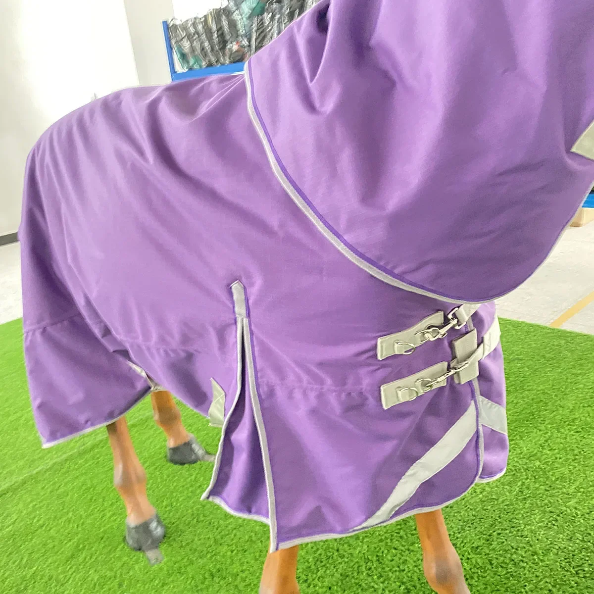 High Quality Equestrian 1200D Waterproof Breathable Combo Winter Turnout Horse Rug Horse Racing Supplies Horse Blanket